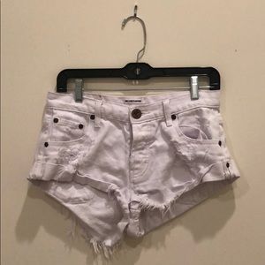 One Teaspoon Bandit Jean Shorts